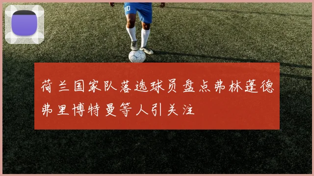 荷兰国家队落选球员盘点弗林蓬德弗里博特曼等人引关注